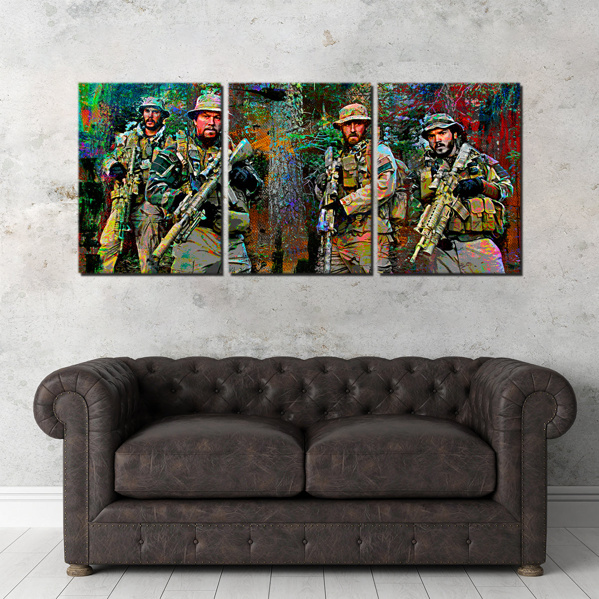 Lone Survivor Crew Wall Art - Premium Kiln - Dried Pine Framed Canvas