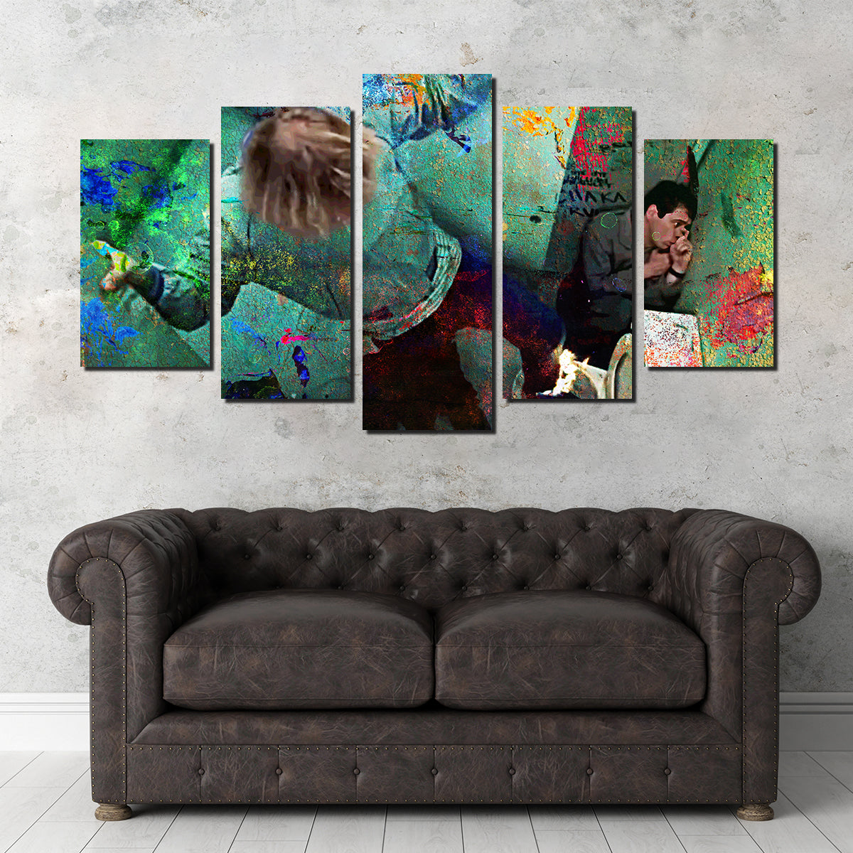 Dumb & Dumber Bathroom Stall - High - Quality Hand - Built Canvas Print