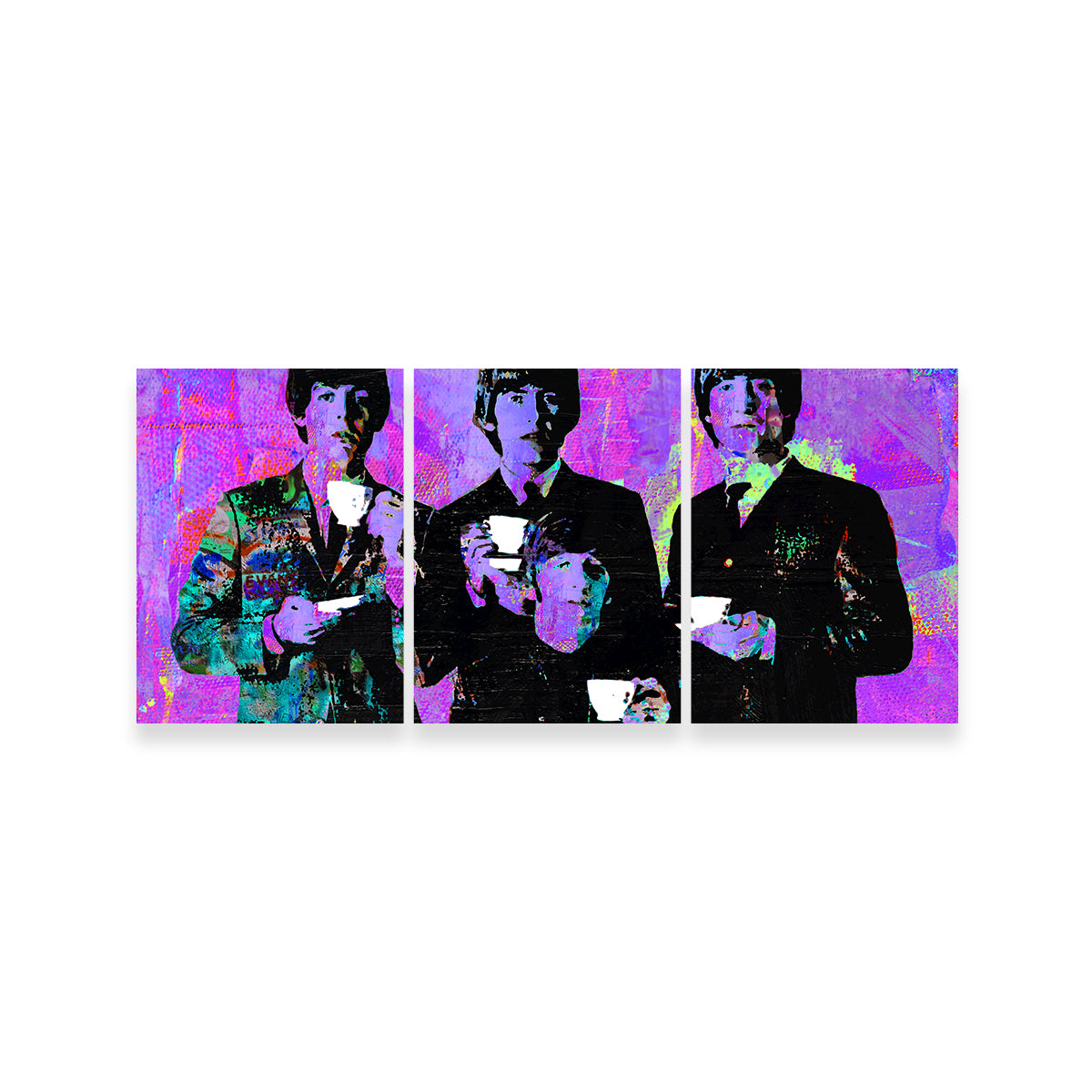 The Beatles Tea Time Inspired Wall Art - A Must - Have for Music Lovers