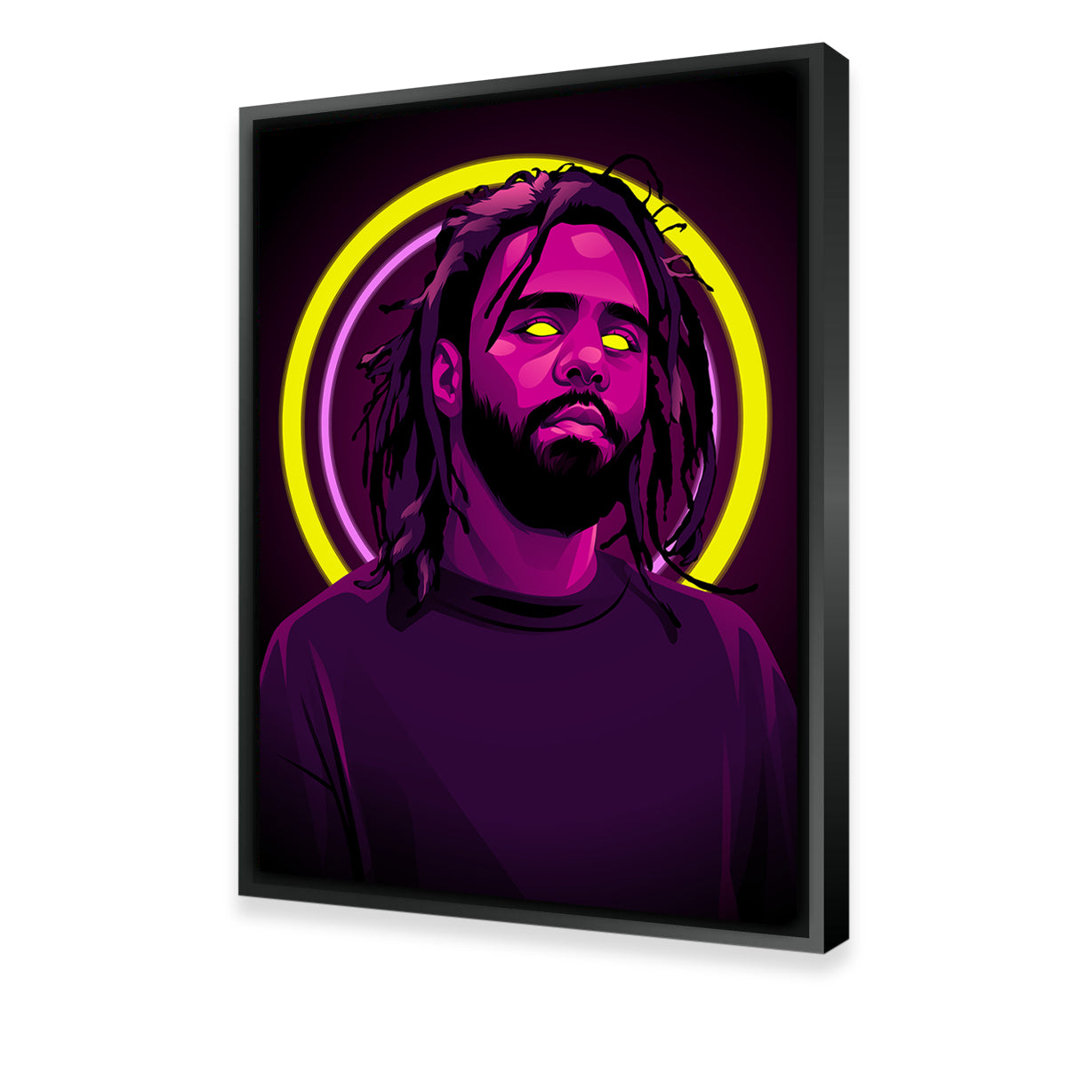 Exclusive J Cole Wall Art - Premium Decor for Music Lovers