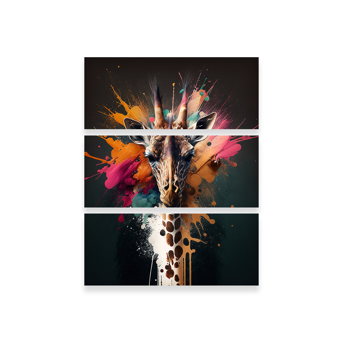 Stunning Giraffe Portrait Wall Art by Jennifer Hotai