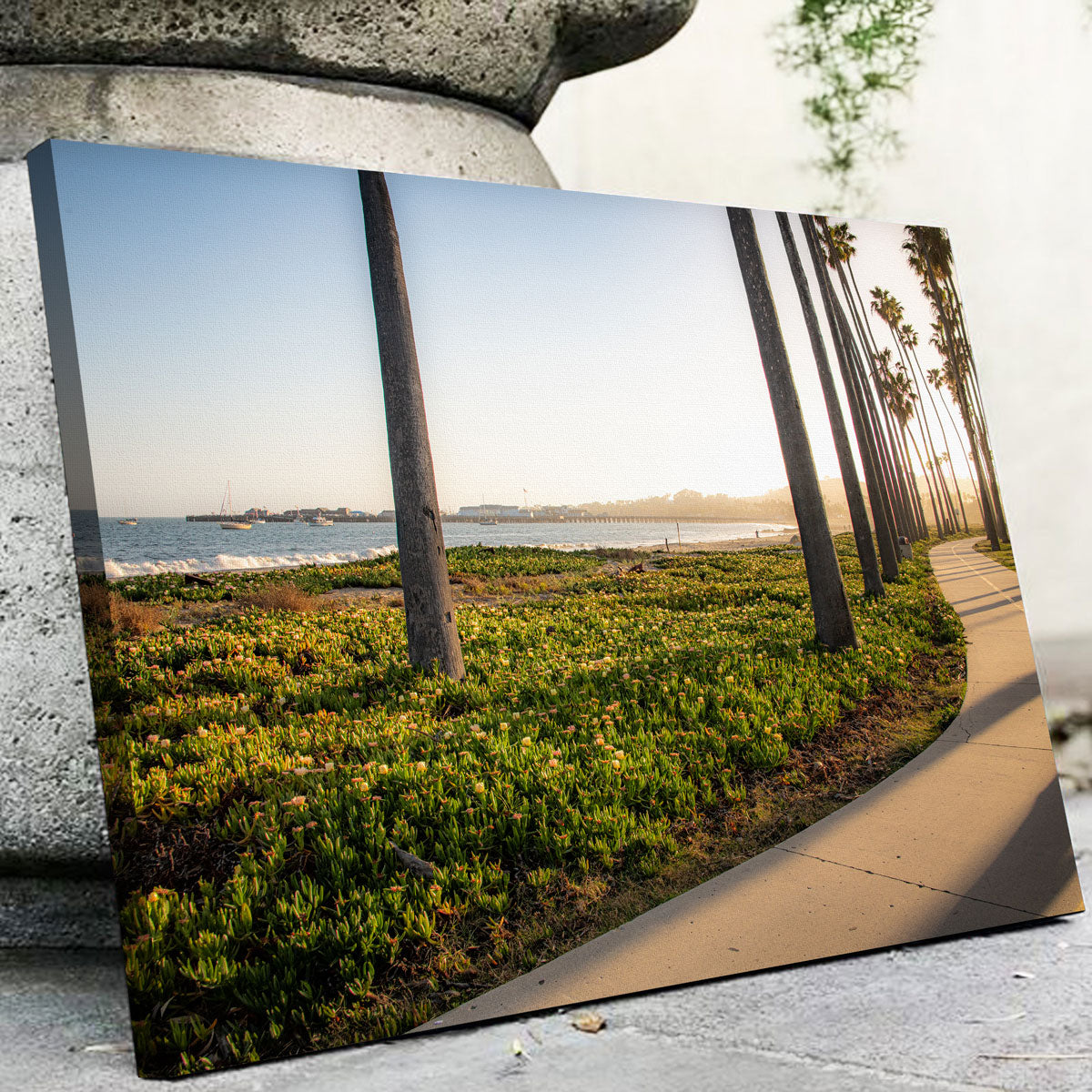 Stunning Santa Barbara Bike Path Wall Art by Kyle Sherry