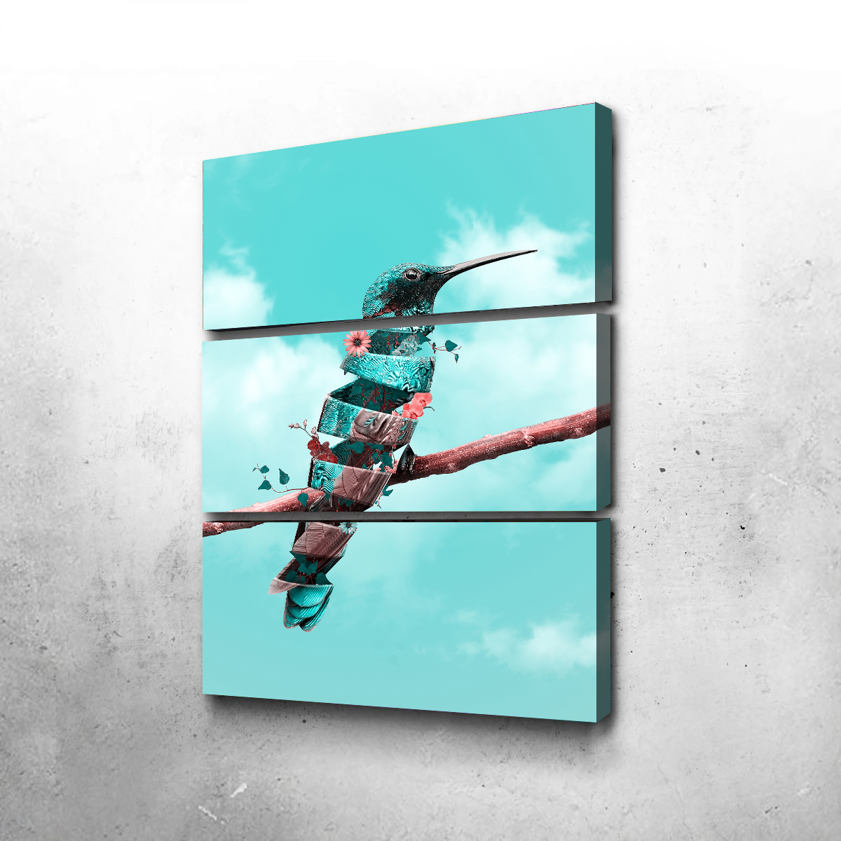 Stunning Pretty Bird Wall Art by Ibrahim Saifee