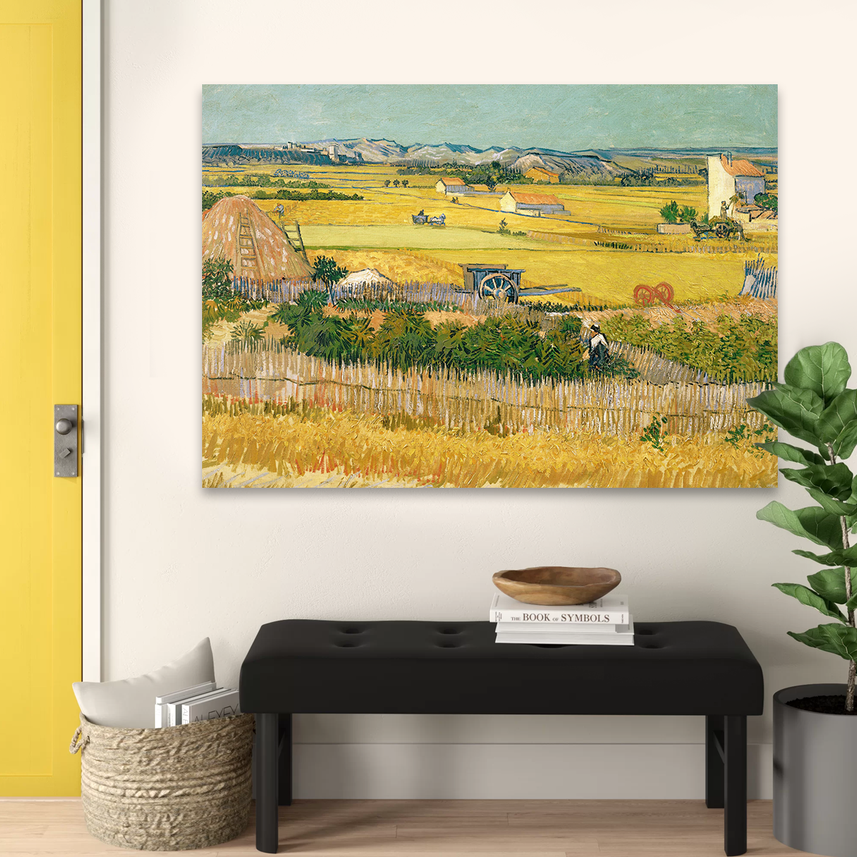 De oogst Vincent van Gogh Wall Art - Museum Quality Canvas Print