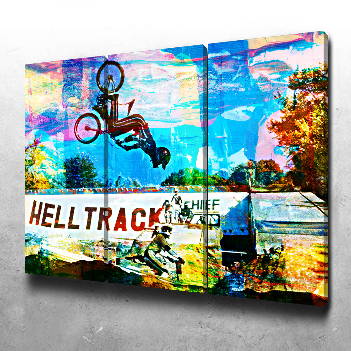 Stunning RAD Flip Wall Art - Handmade with Museum - Quality Canvas