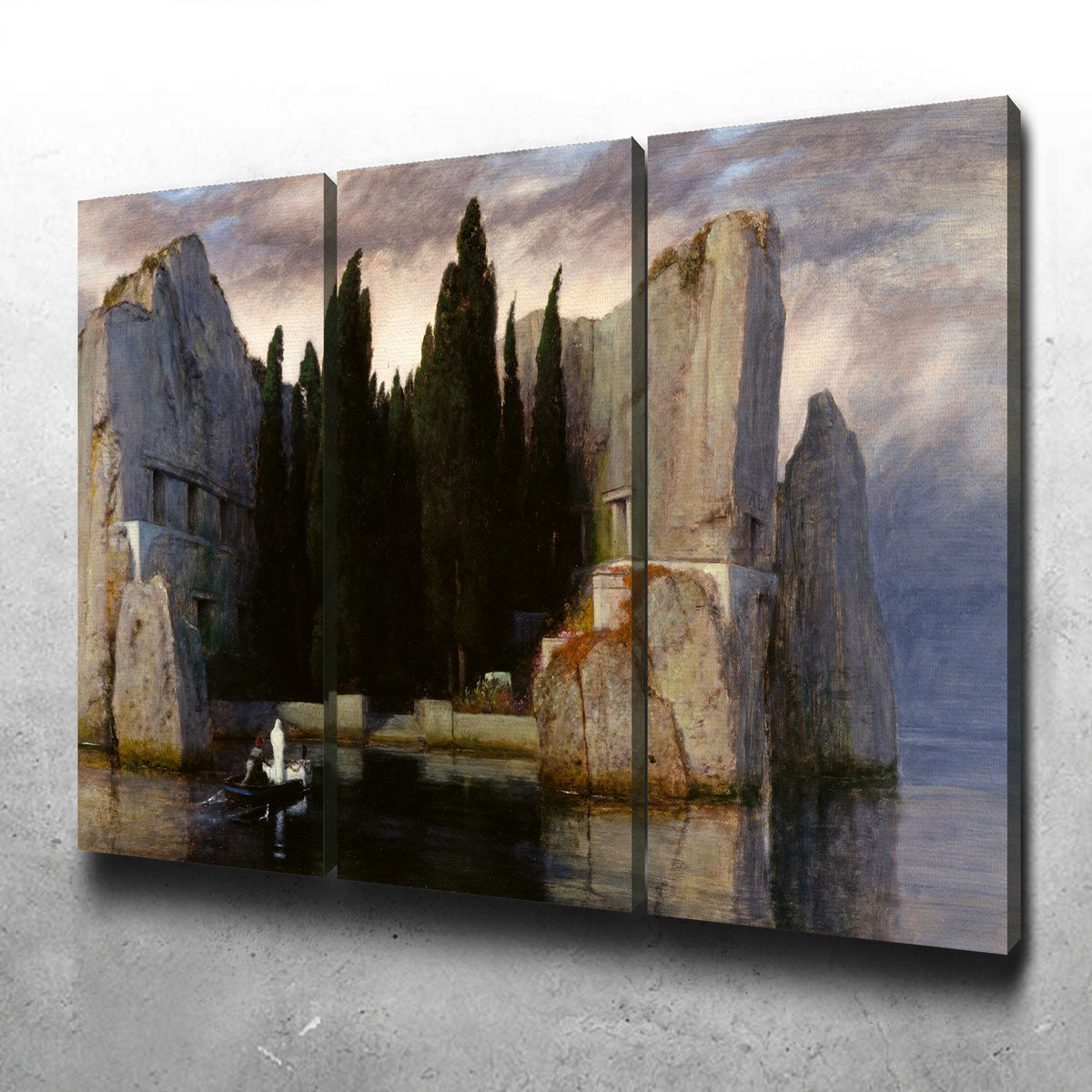 Stunning Die Toteninsel Wall Art by Arnold Böcklin