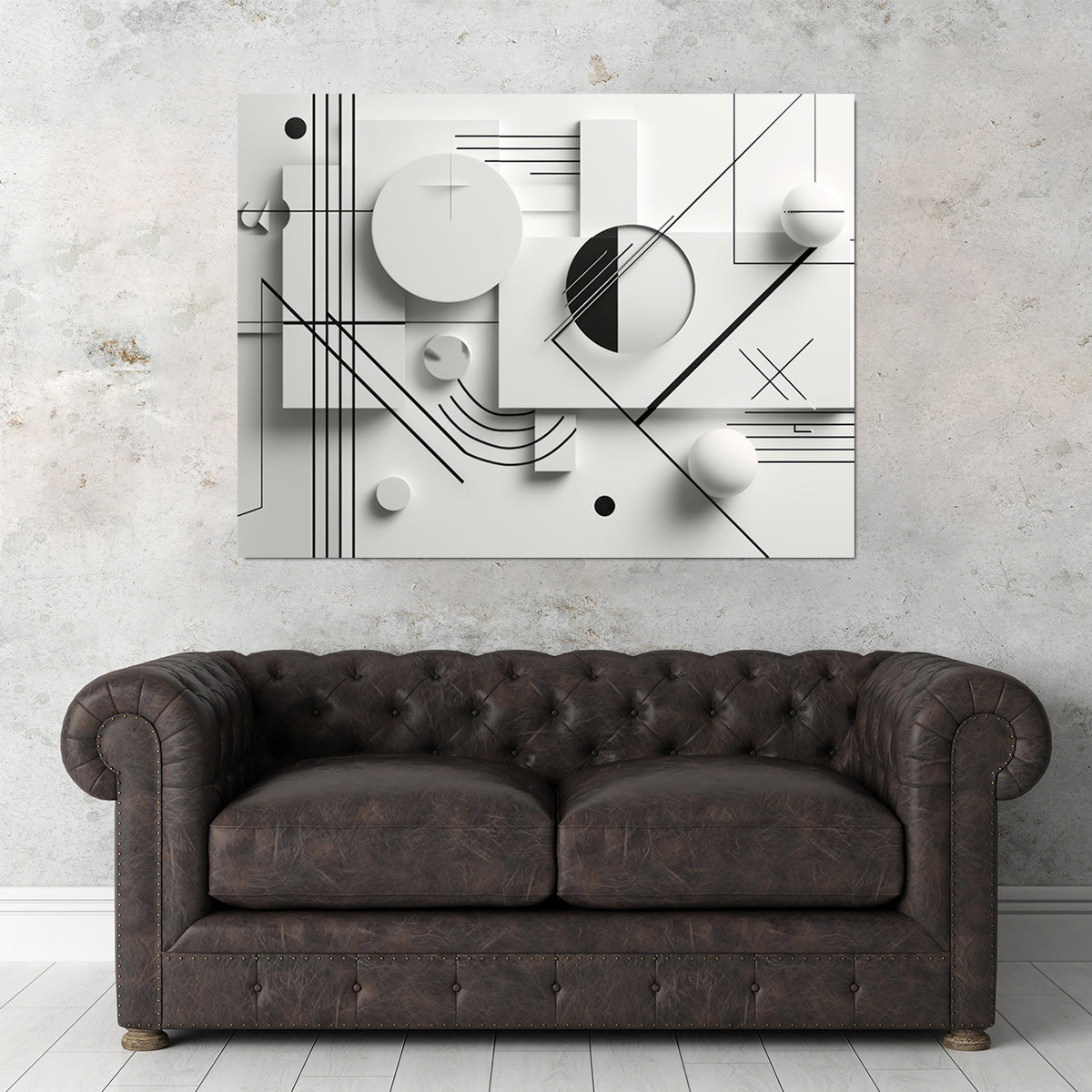 Stylish Geometric Lines Wall Art for Modern Interiors