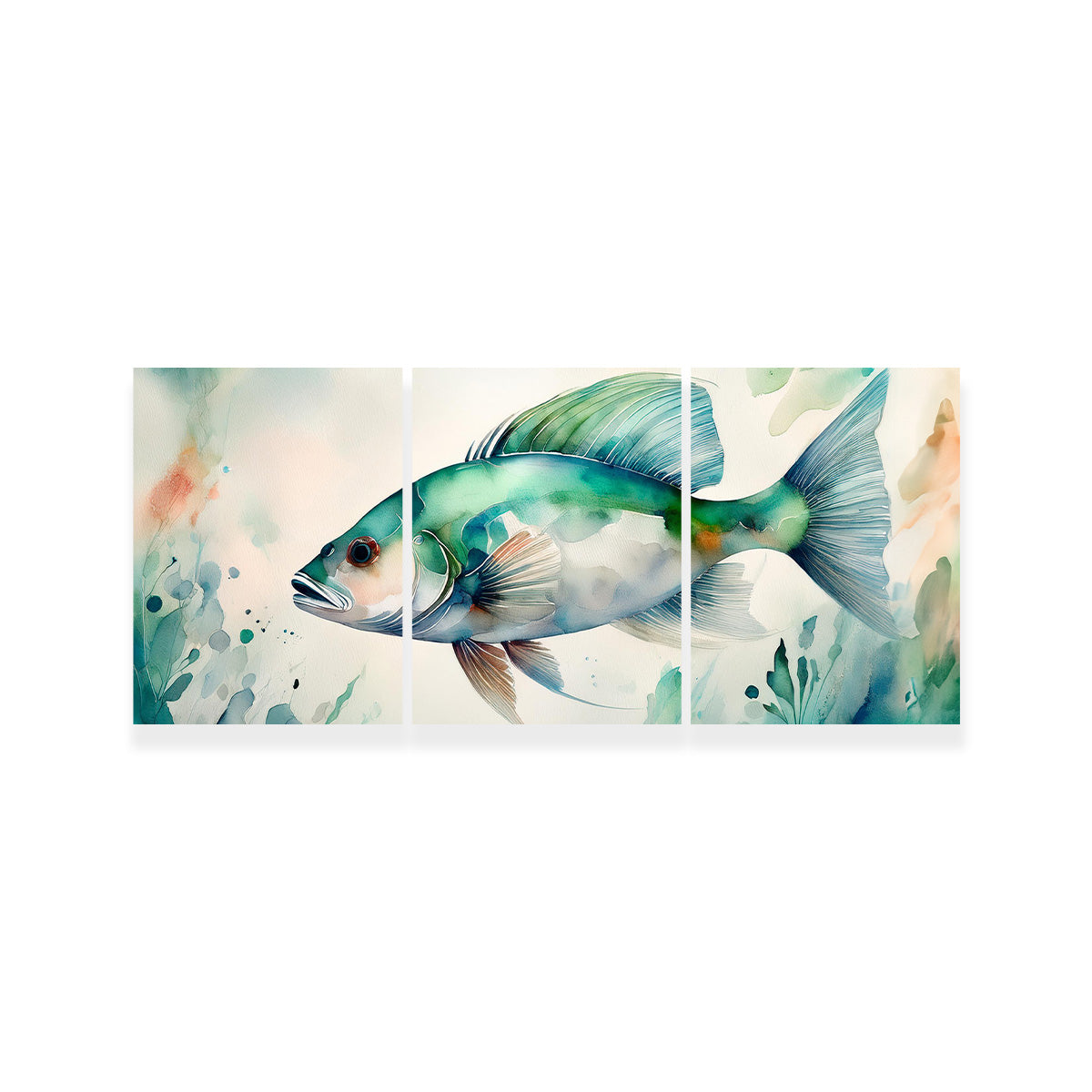Exquisite Salt Water Fish Painting Wall Art for Stunning Home Decor
