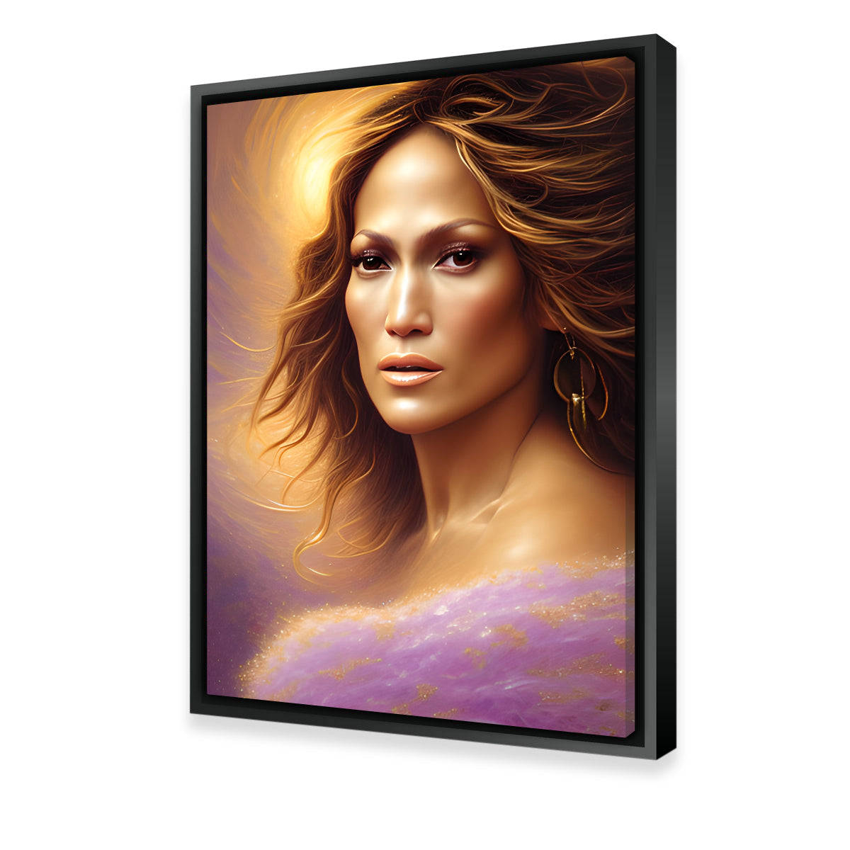 Stunning Jennifer Lopez Wall Art by Dina Rolle