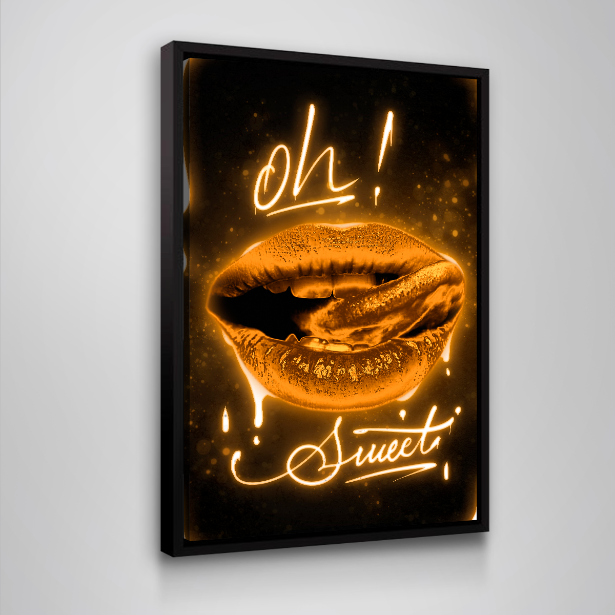 Stunning Lips Wall Art by Manuel Luces