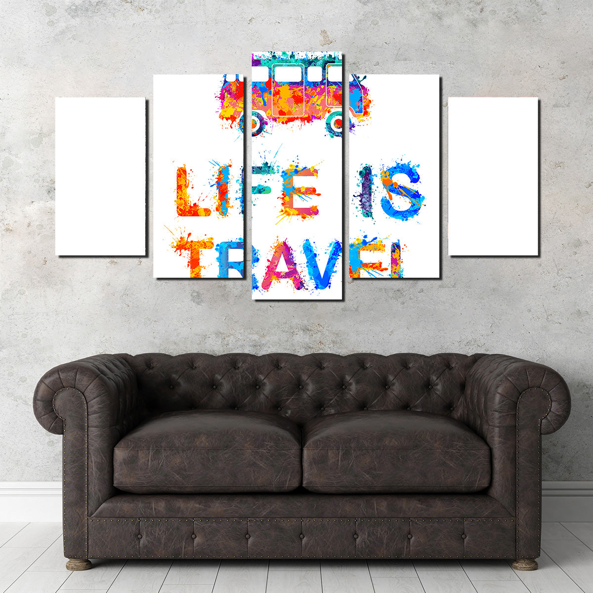 Exquisite Life is Travel Wall Art for Stunning Home Decor