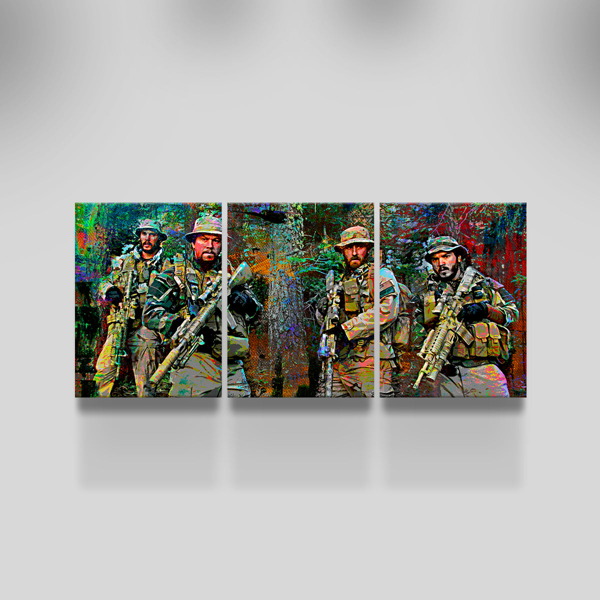 Lone Survivor Crew Wall Art - Premium Kiln - Dried Pine Framed Canvas