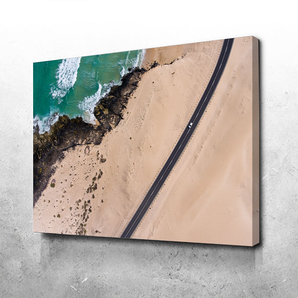 Exquisite Road and Sand Wall Art by Karolis Janulis