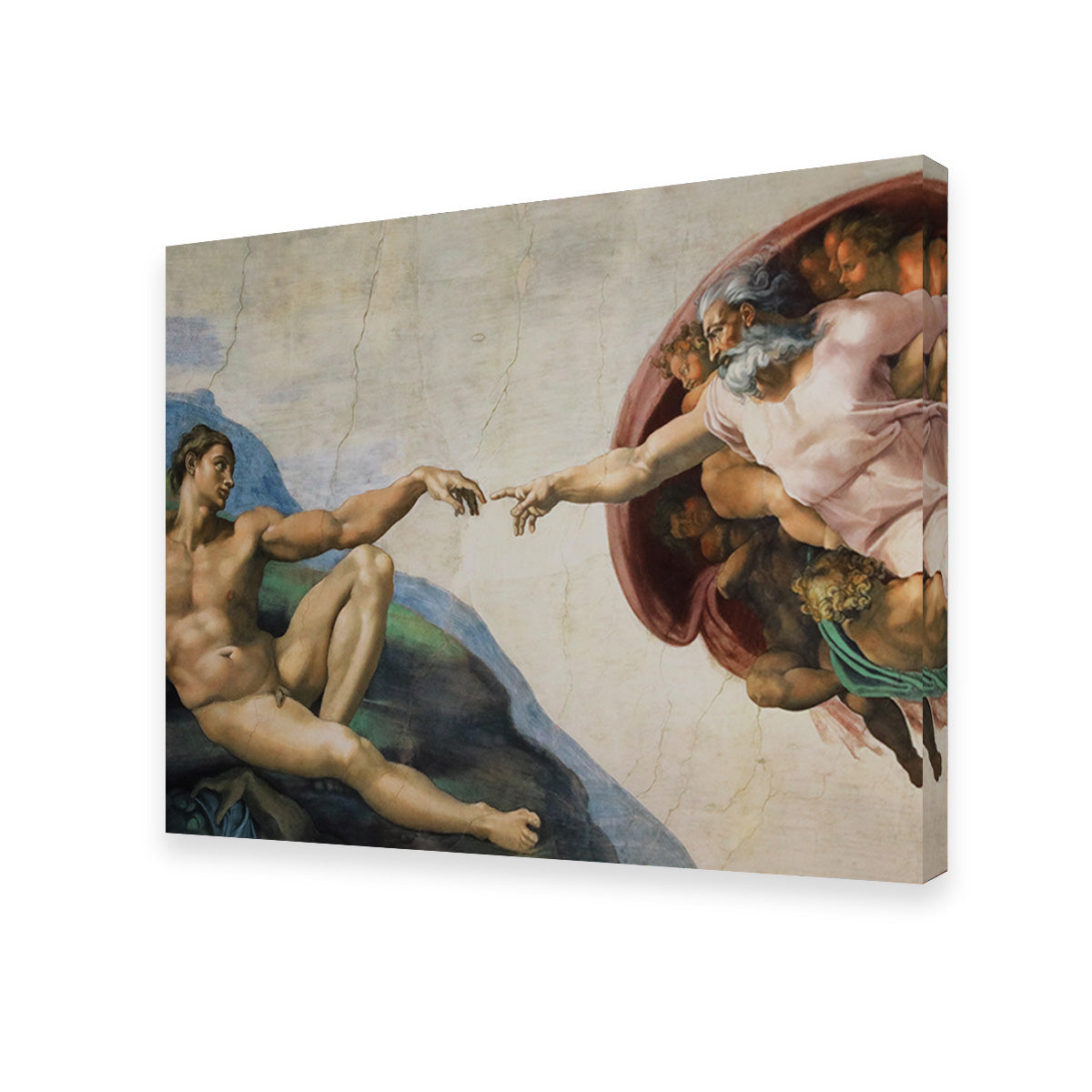 Exquisite The Creation of Adam Wall Art for Stunning Home Decor
