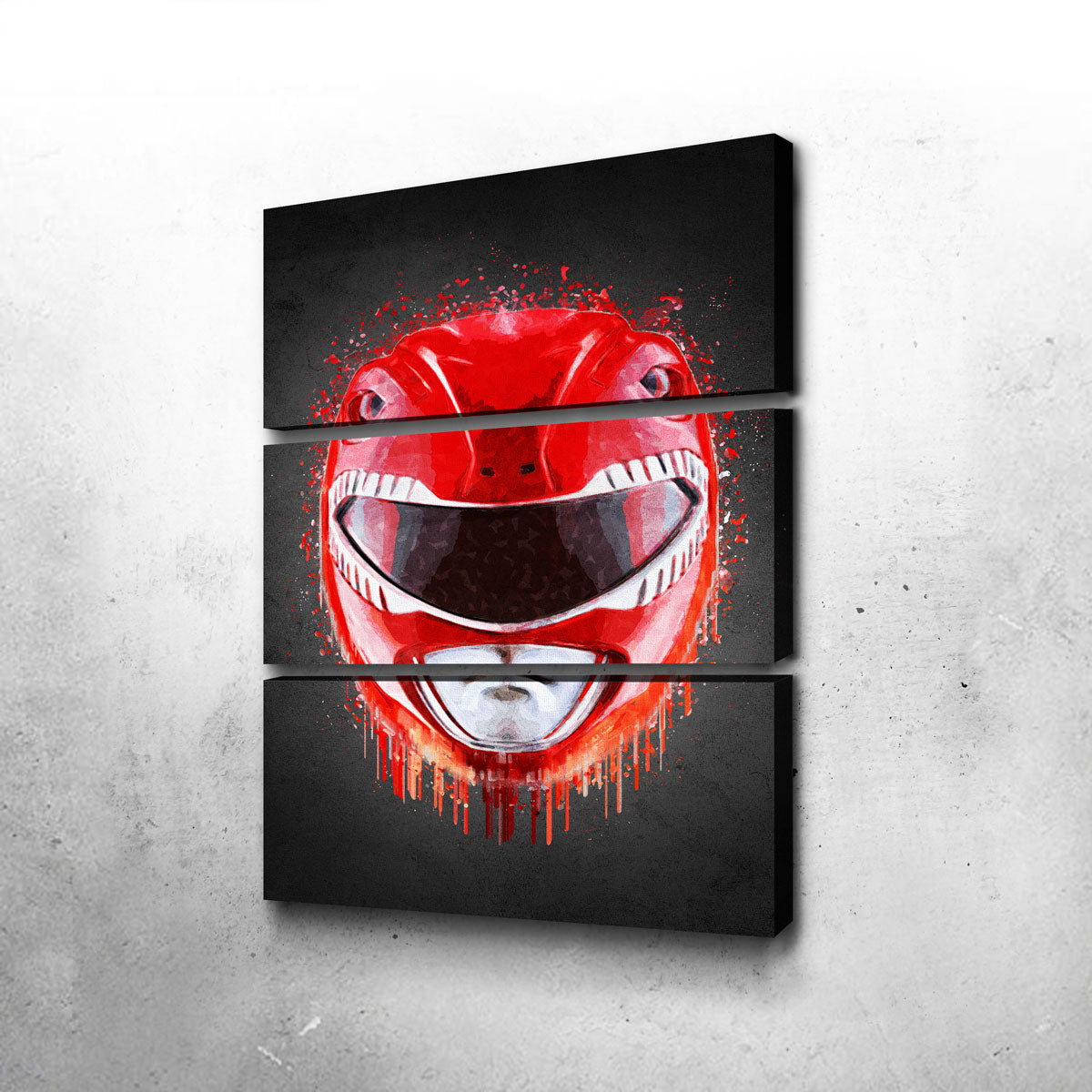 Stunning Red Ranger Portrait Wall Art by Gab Fernando
