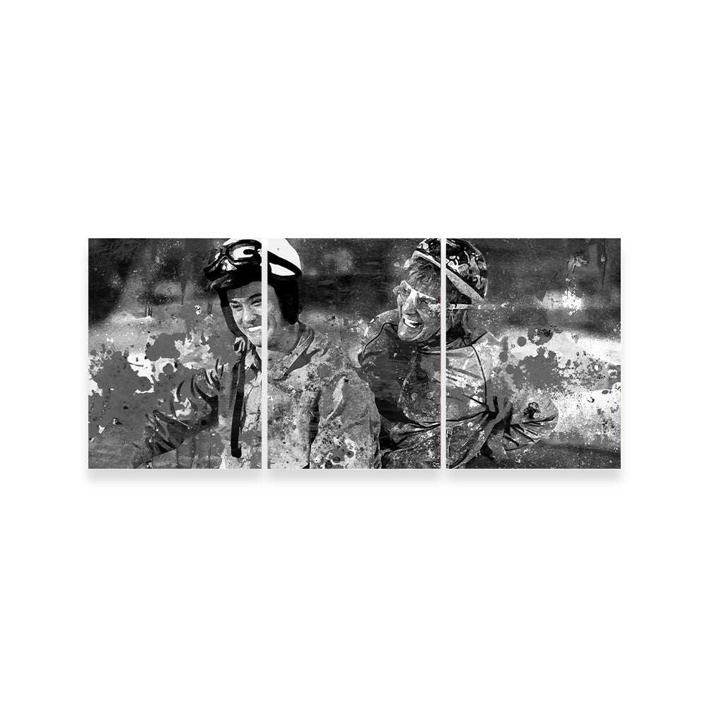 Eye - catching Dumb and Dumber Grayscale Wall Art for Stunning Decor