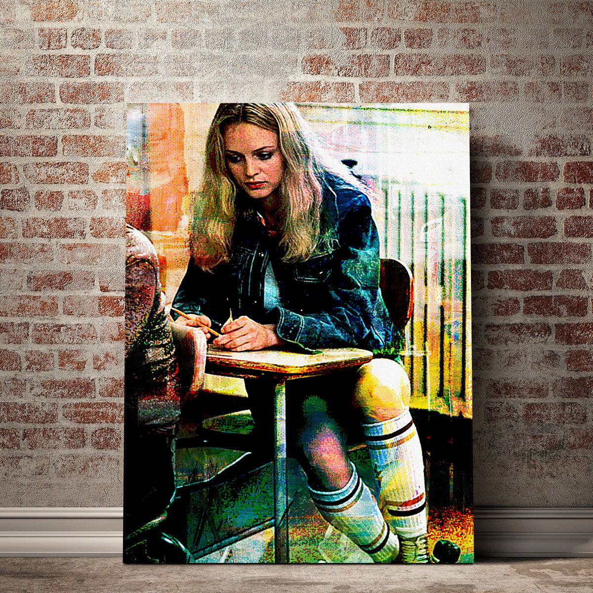 Stylish Rollergirl Wall Art for Trendy Decor