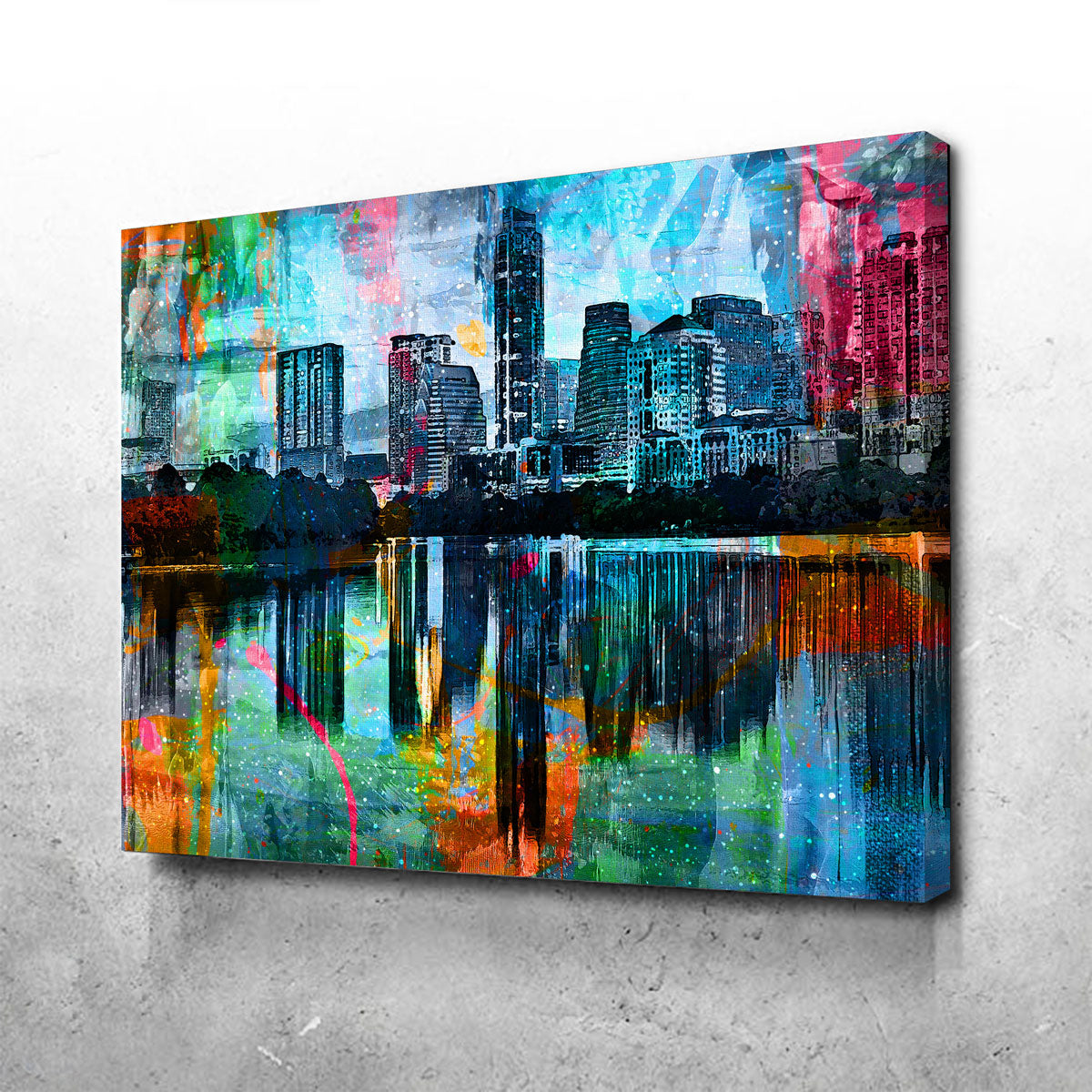 Stunning Abstract Austin Wall Art for Modern Interiors