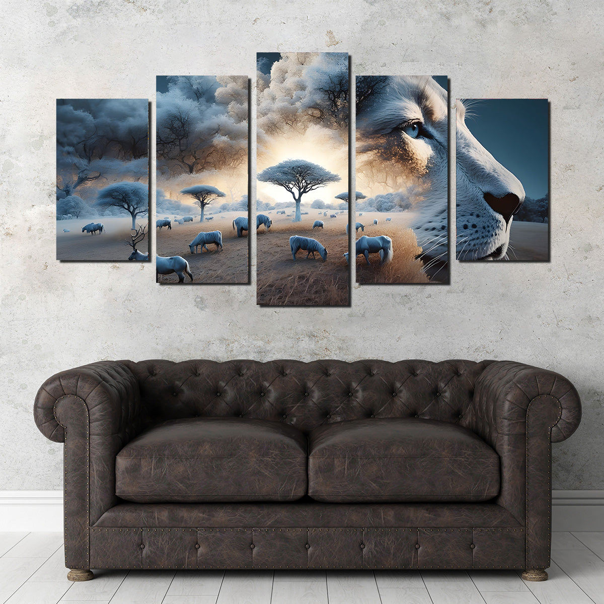 Roaring Majesty - Exquisite Handmade Canvas Prints