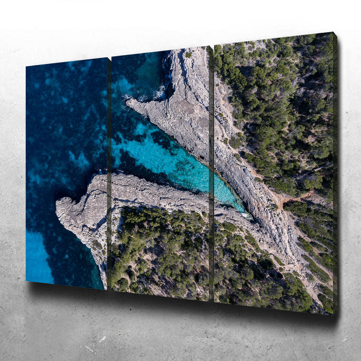 Stunning Blue and Green Wall Art by Karolis Janulis