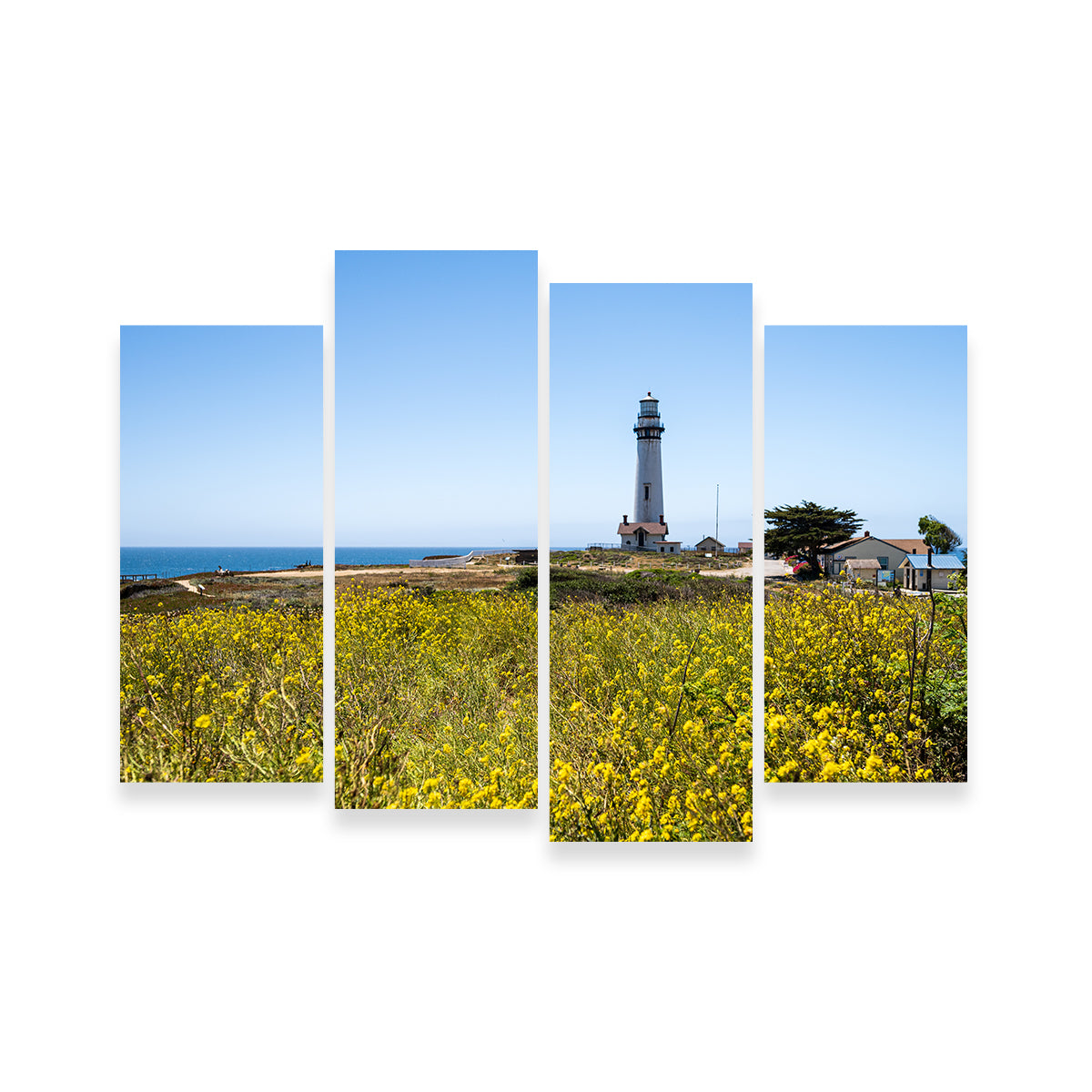 Stunning Pacific Coast Hwy Lighthouse Wall Art by Barry Pack