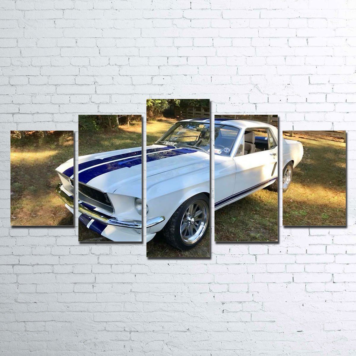 1968 Ford Mustang 5 Piece High - Quality Wall Art for Home Decor