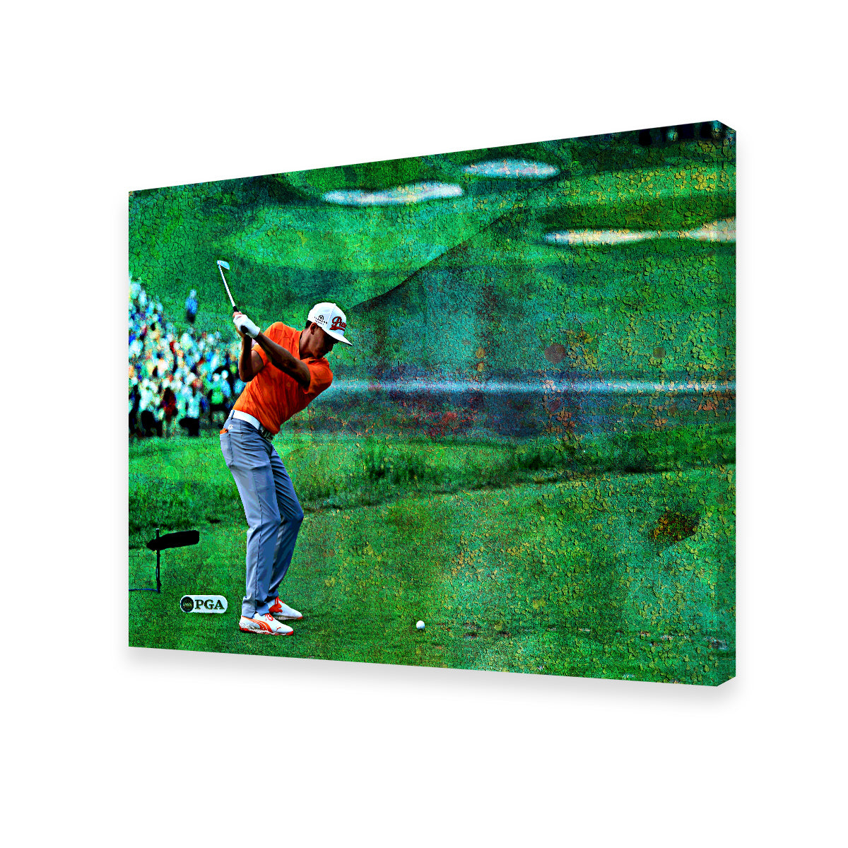 Rickie Fowler Art Prints with Premium Kiln - Dried Pine Frames