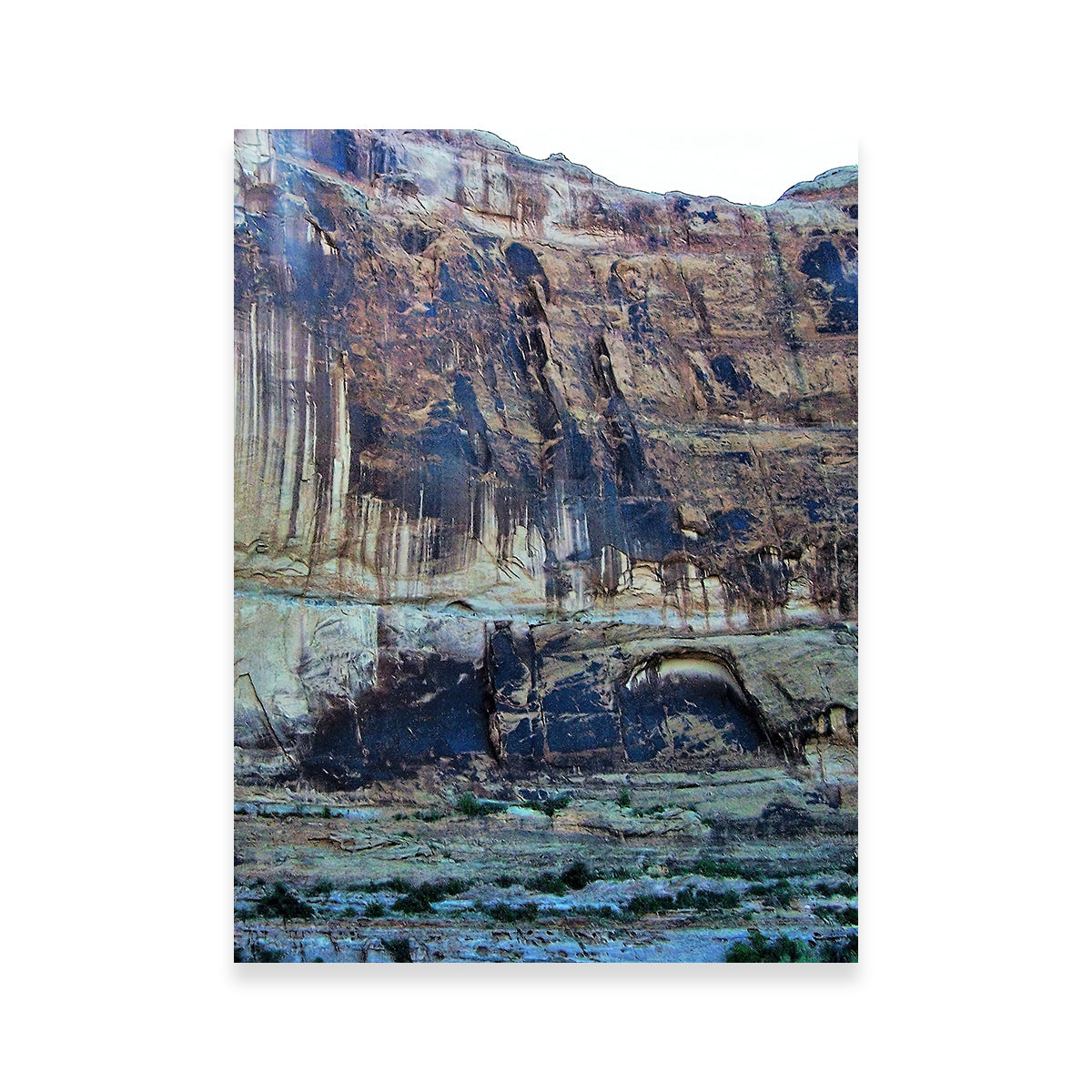 Stunning Rockwall Blue Wall Art by Patricia Jaggie