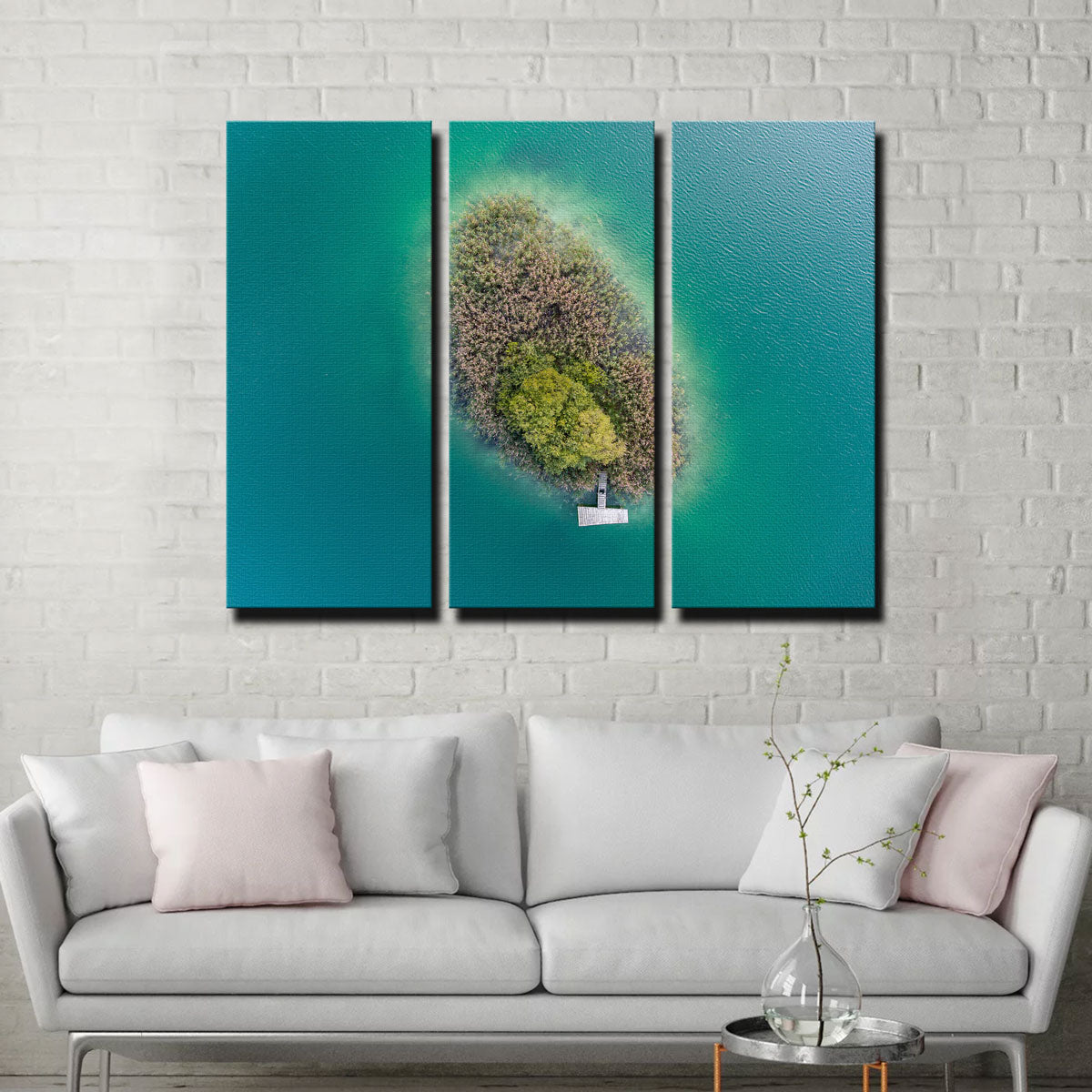 Stunning Island For Two Wall Art by Karolis Janulis