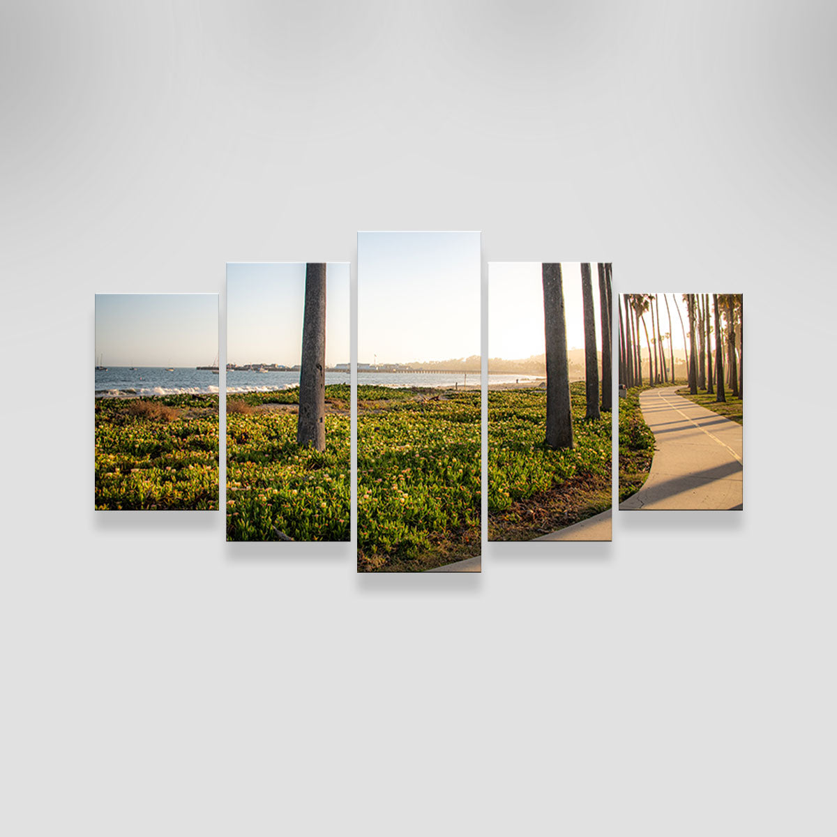 Stunning Santa Barbara Bike Path Wall Art by Kyle Sherry
