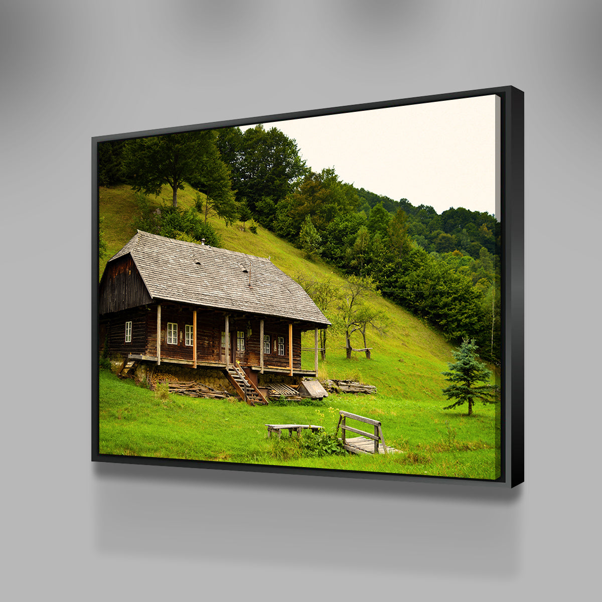 Exquisite Romanian Cabin Wall Art by George Sorin