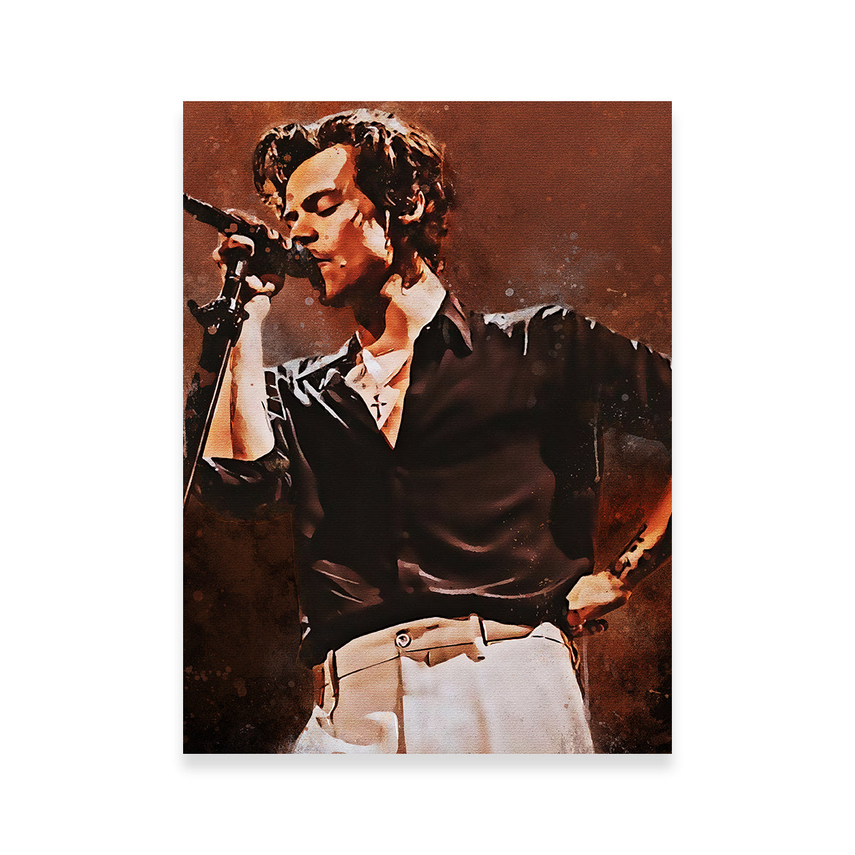 Stunning Harry Styles Painting Wall Art for Home Decor