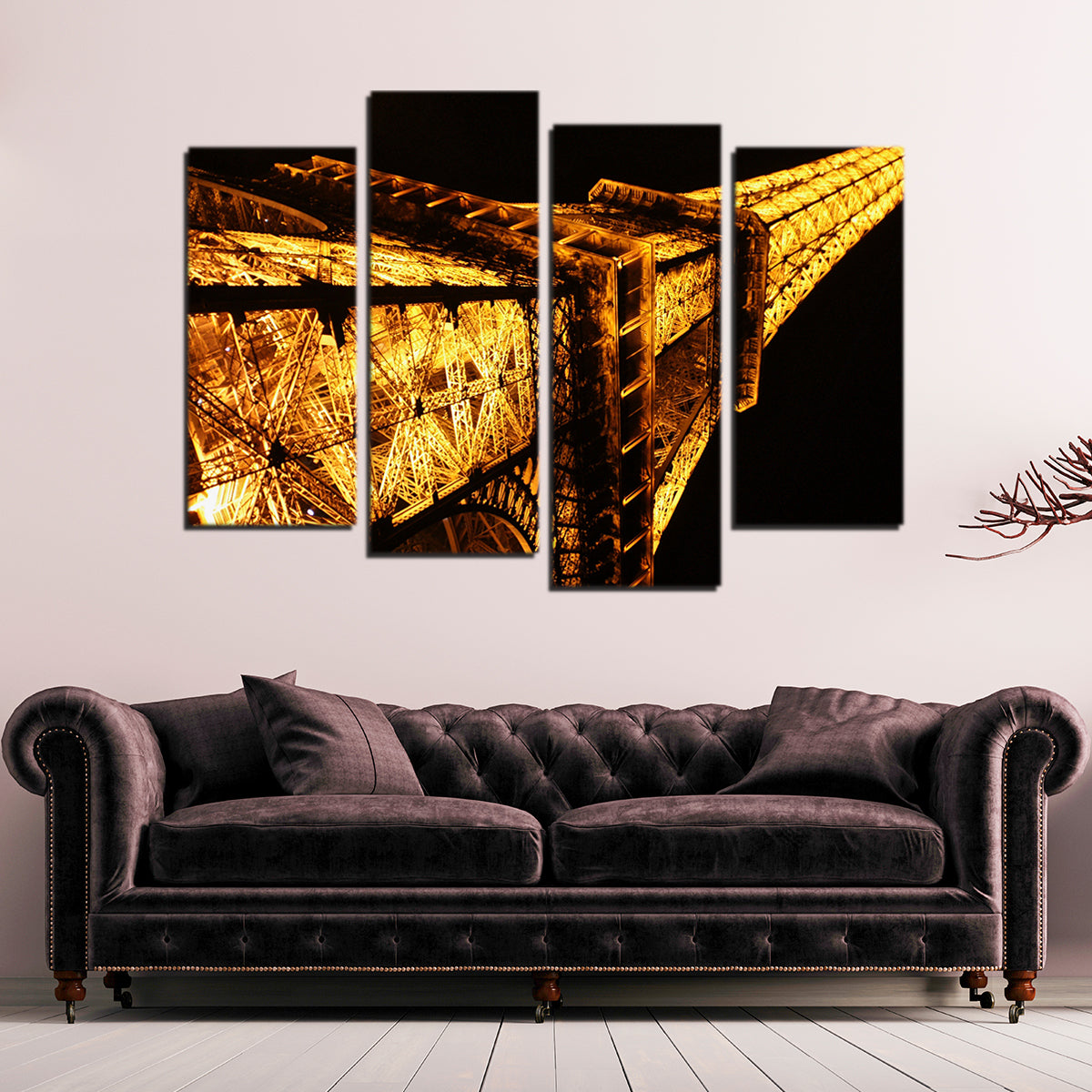 Stunning Eiffel Tower Wall Art by David Campbell