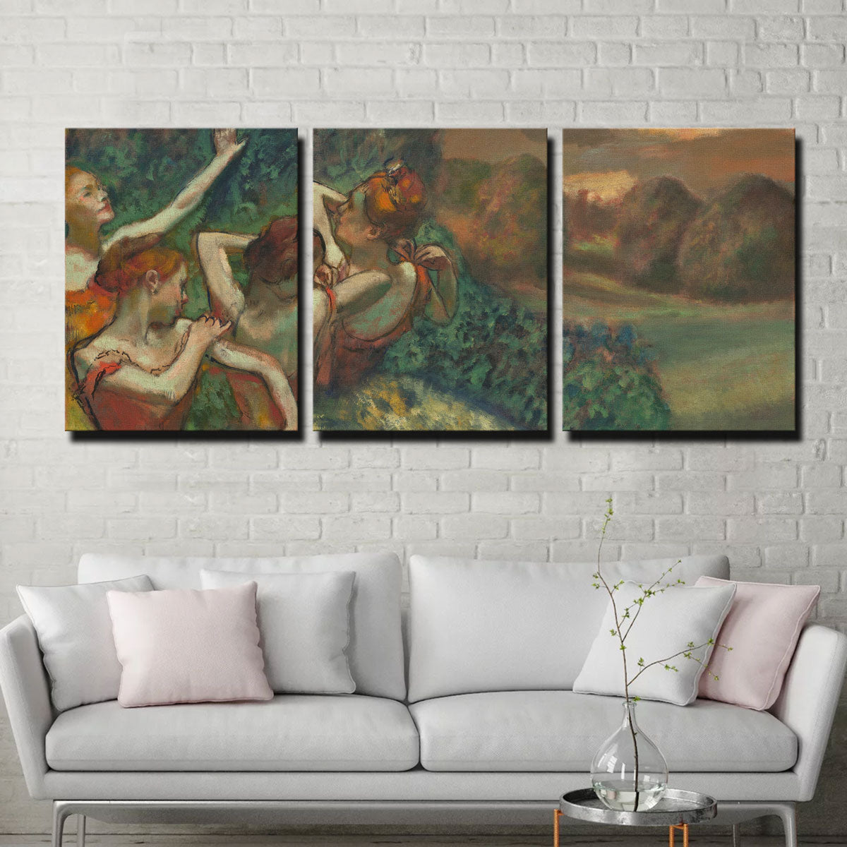 Exquisite Edgar Degas Four Dancers Wall Art