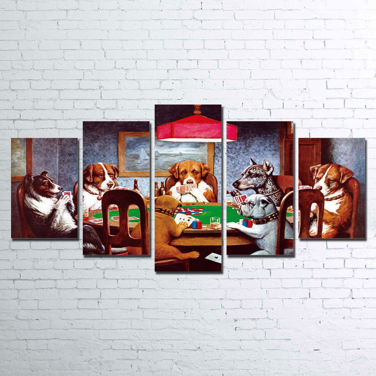 Stunning Dogs Playing Poker Wall Art for a Unique Home Decor