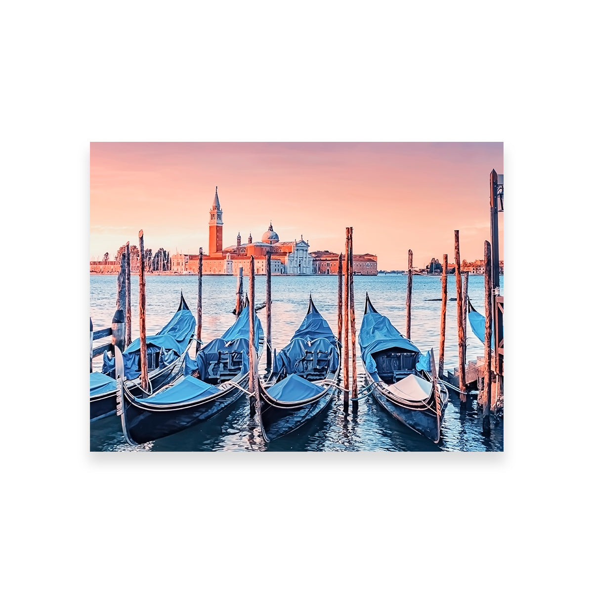 Stunning Gondolas In The Morning Wall Art for Your Home Decor