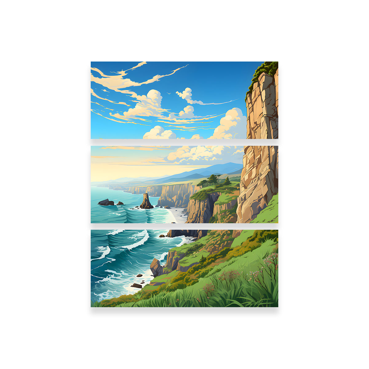 Stunning Ireland - Cliffs of Moher Wall Art by Valth Graphics