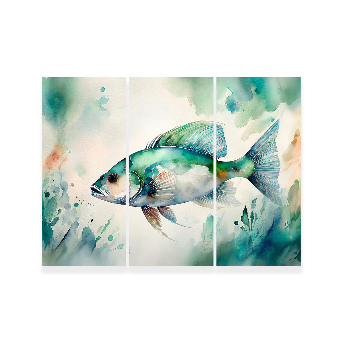 Exquisite Salt Water Fish Painting Wall Art for Stunning Home Decor