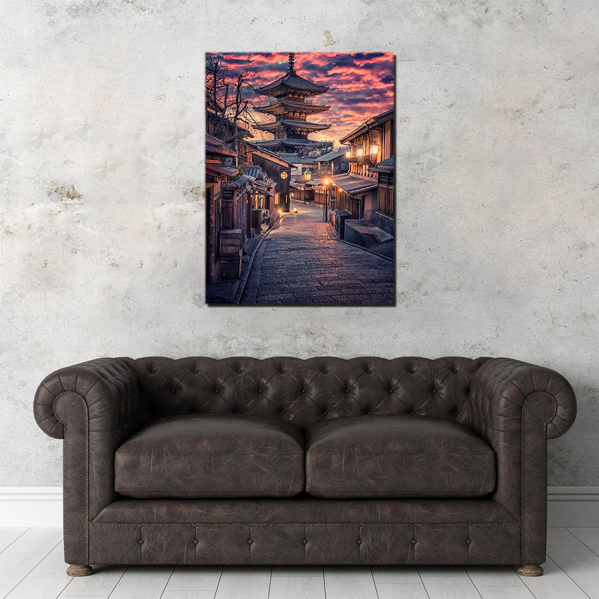 Stunning Sannen Zaka Street Wall Art by Manjik Pictures