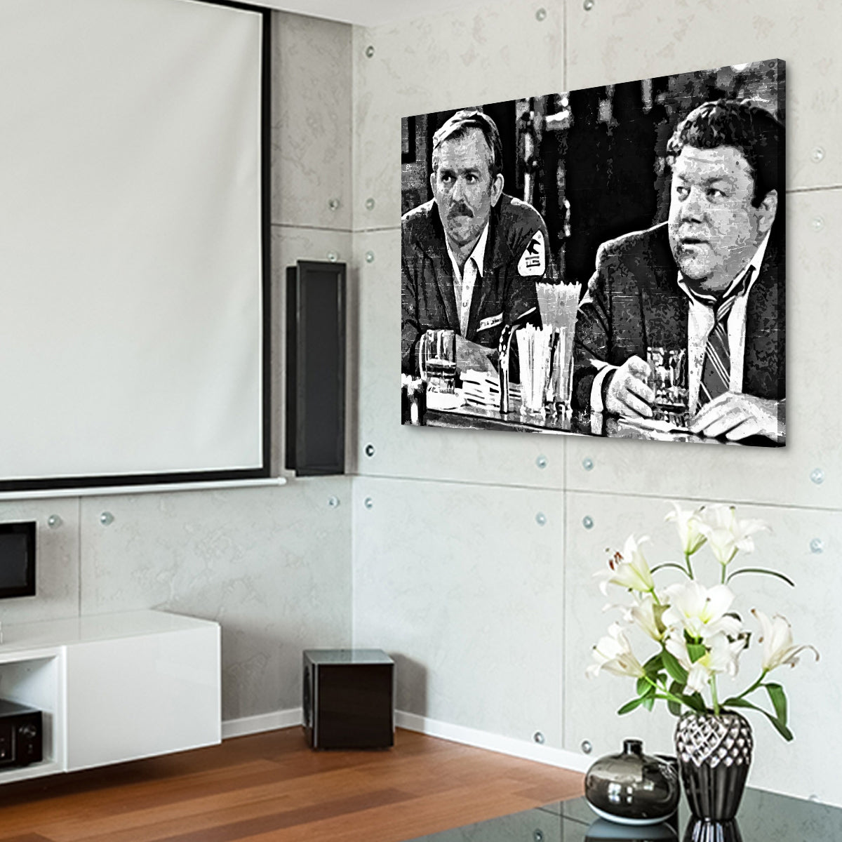 Cheers Stunning Grayscale Wall Art for Modern Decor