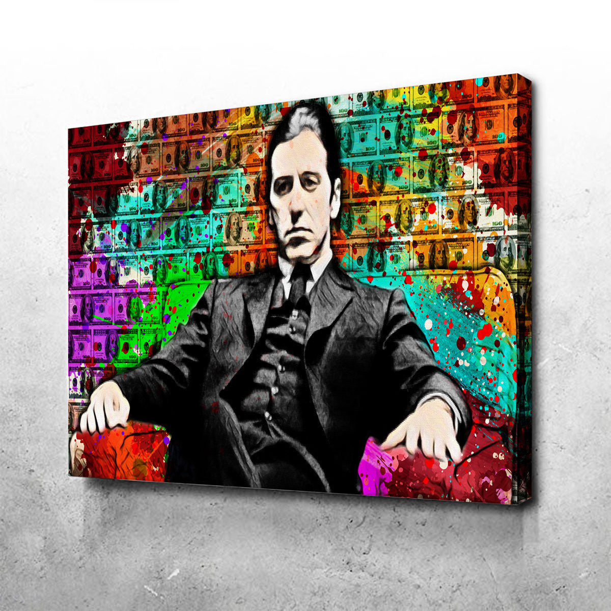 Stunning Abstract Godfather Wall Art for Home Decor