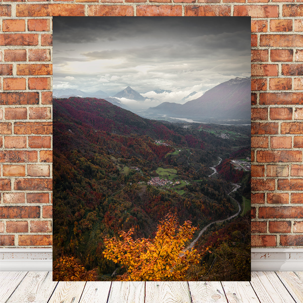 Stunning Passo Pura Autunno Wall Art by Enzo Romano