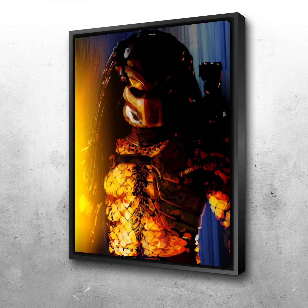 Stunning Predator in Blue Wall Art for Your Home Decor
