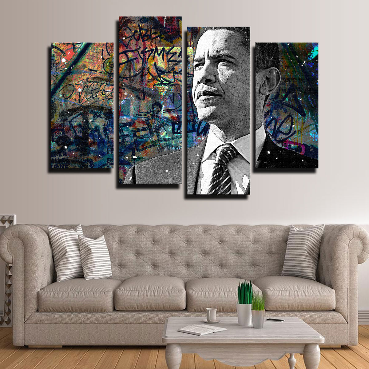 Stunning Abstract Obama Wall Art for Your Home Decor