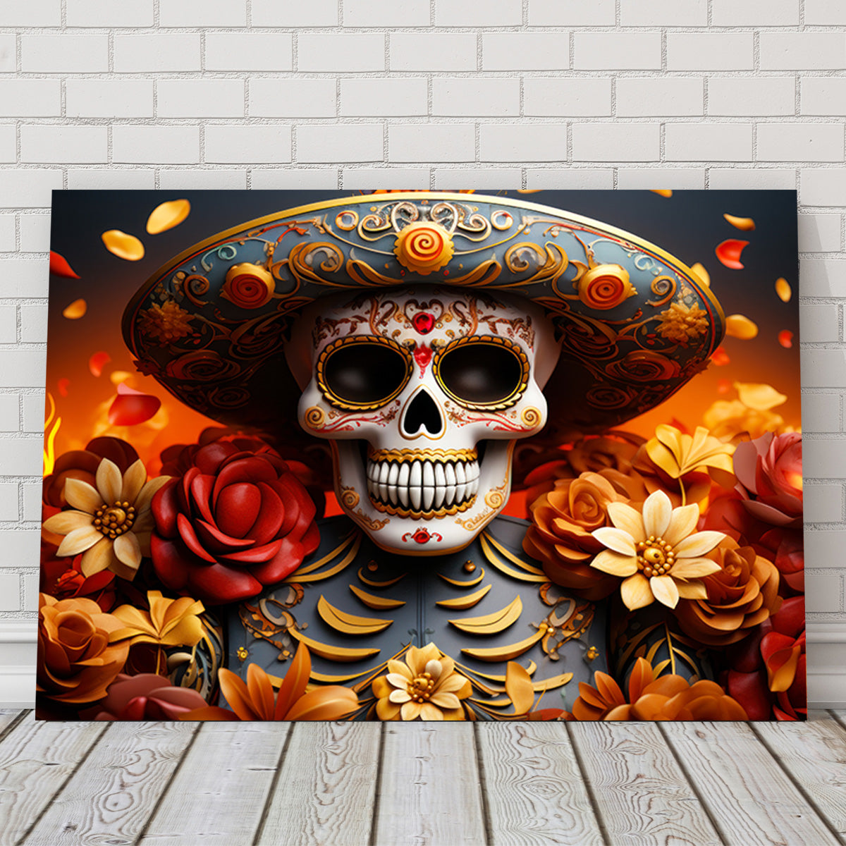 Authentic Day of the Dead Skull Wall Art for Stunning Home Decor