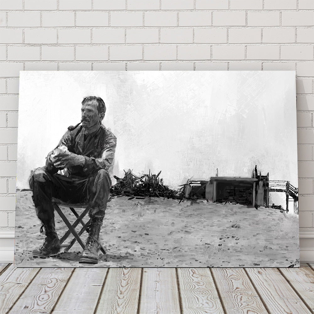 Daniel Plainview - There Will Be Blood Stunning Wall Art by Andy Brackpool