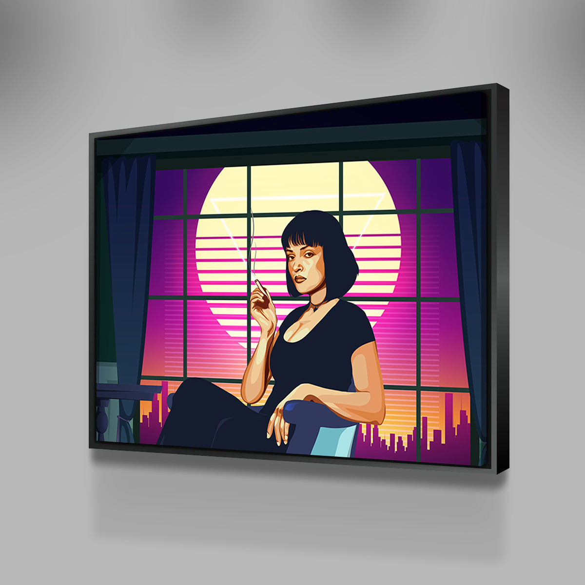 Pulp Fiction Iconic Scene Wall Art by Ralph & Laura Design