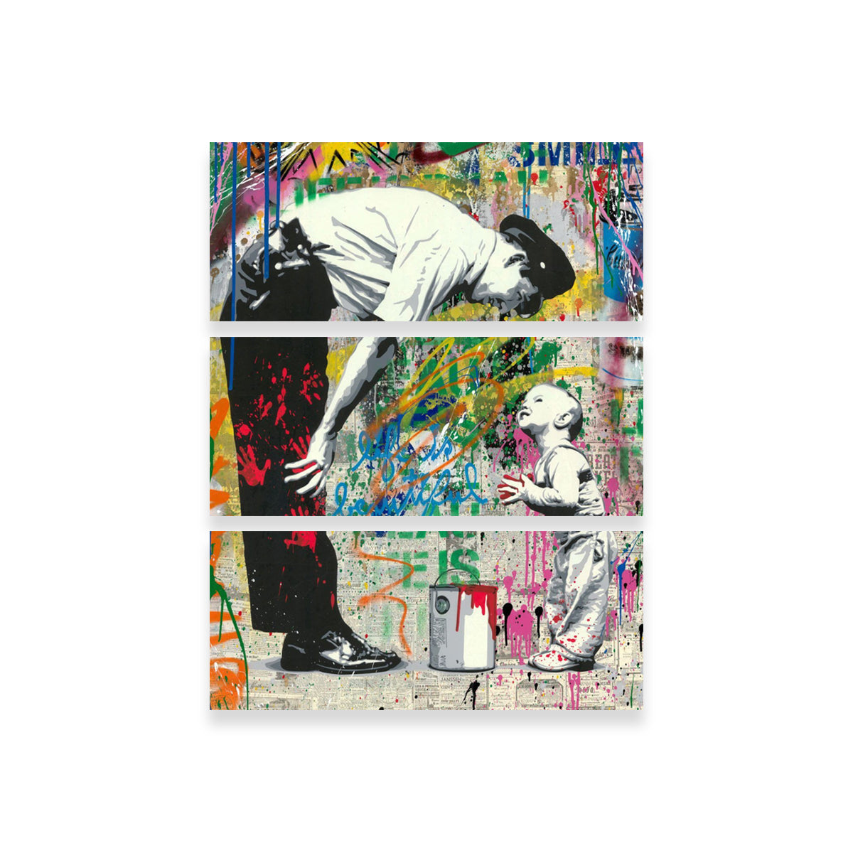 Stunning Like Father Like Son Wall Art by Ralph & Laura Design
