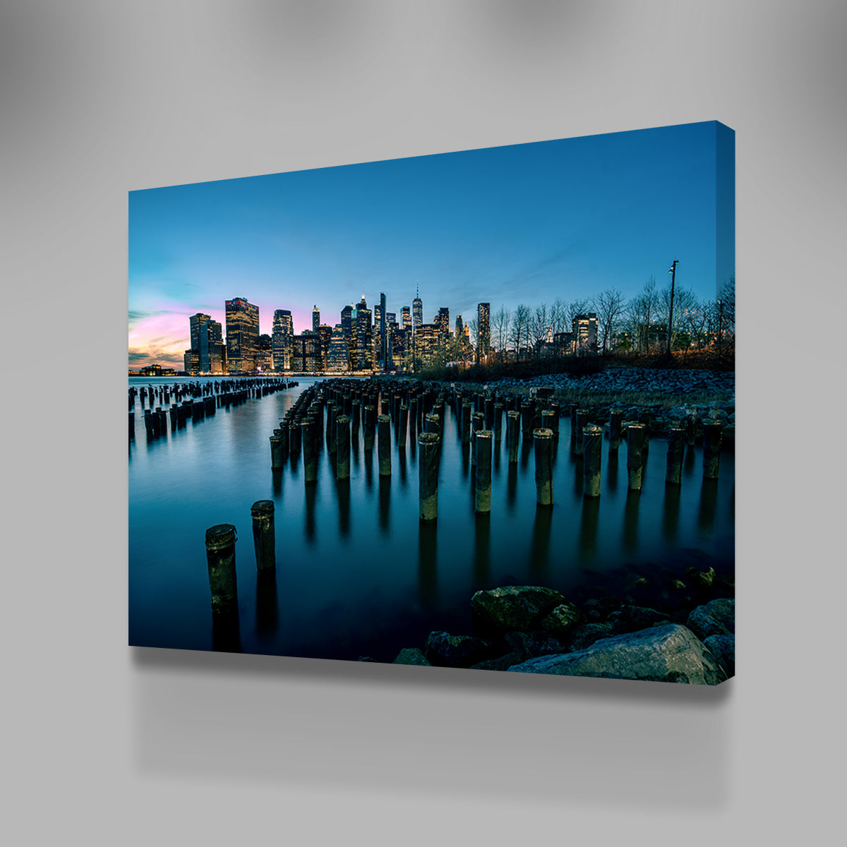 BK Pier Wall Art - Stunning Handmade Canvas Artwork