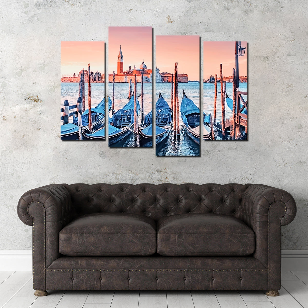 Stunning Gondolas In The Morning Wall Art for Your Home Decor